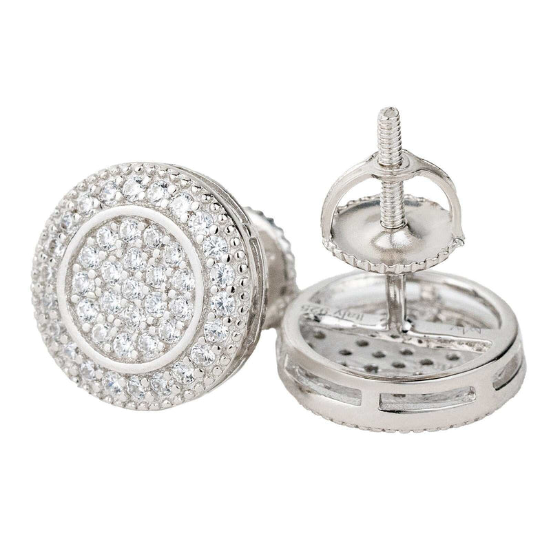 Round Stud Earrings