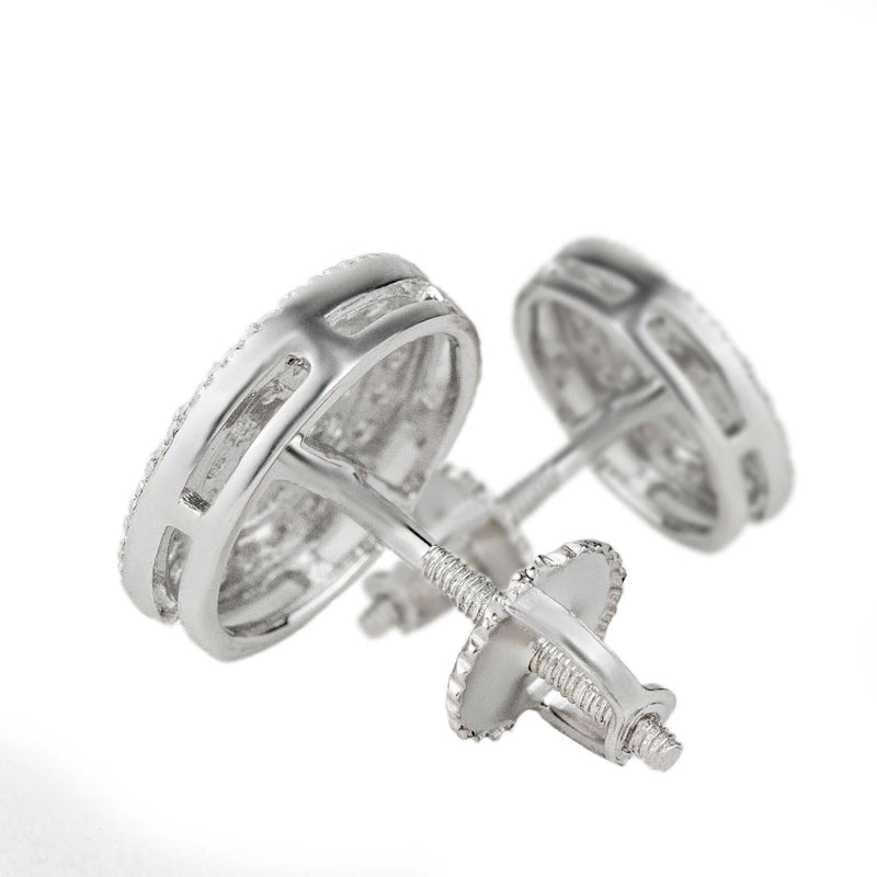 Round Stud Earrings