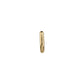 Gold huggie earrings in 14K gold and 925 sterling silver, 10mm round design.