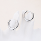 925 Sterling Silver Huggie Hoop Earrings for Women, Gold-Plated Small Jewelry Gift.