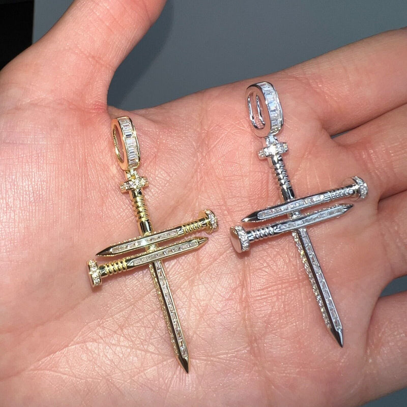 Nail Cross Pendant