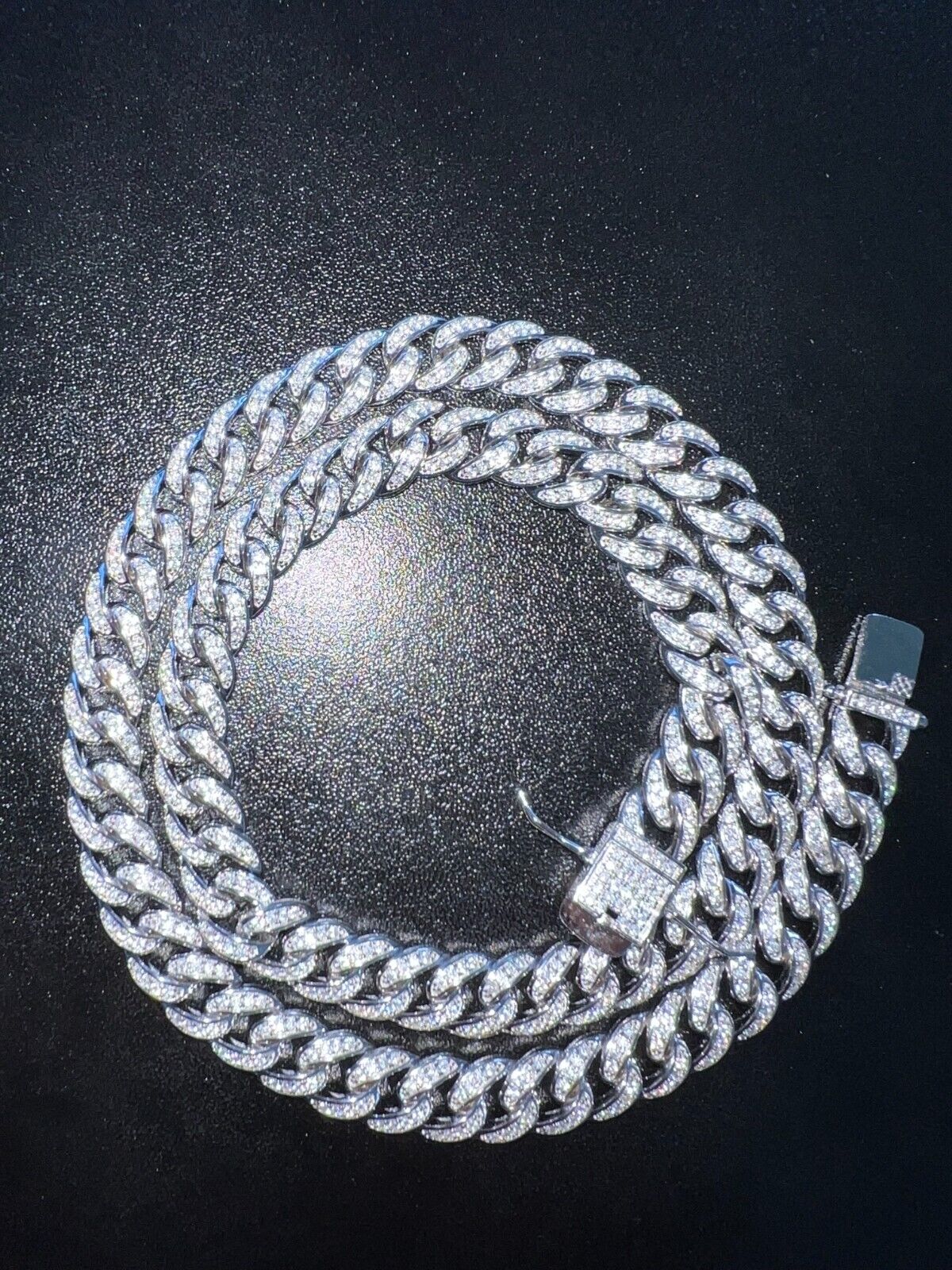 9MM Moissanite Real Miami Cuban Chain