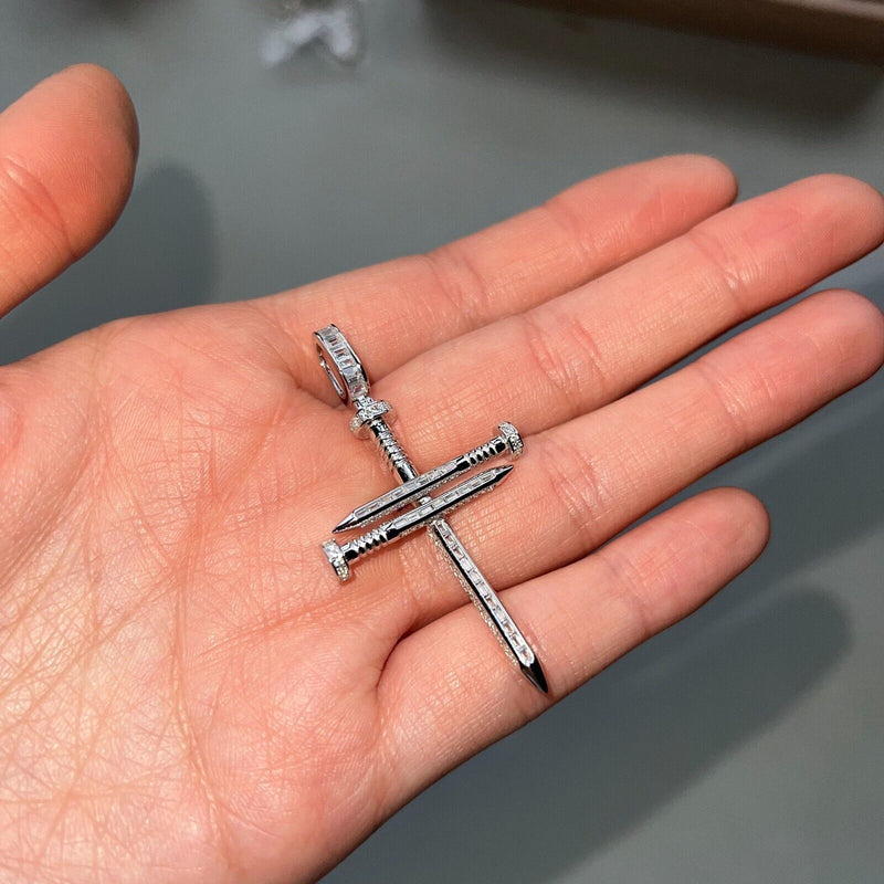 Nail Cross Pendant