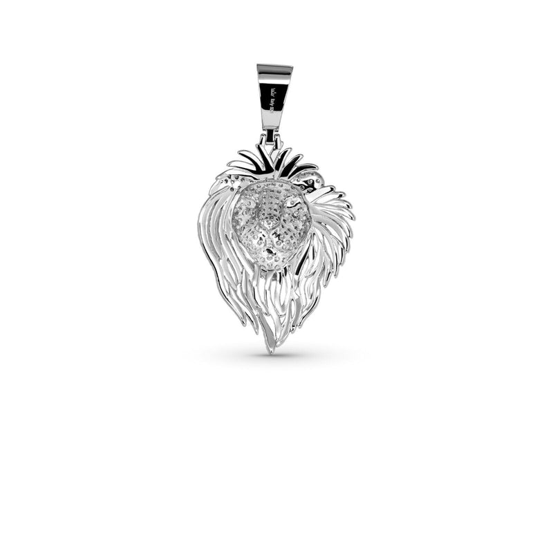 Moissanite Lion Head Iced Pendant