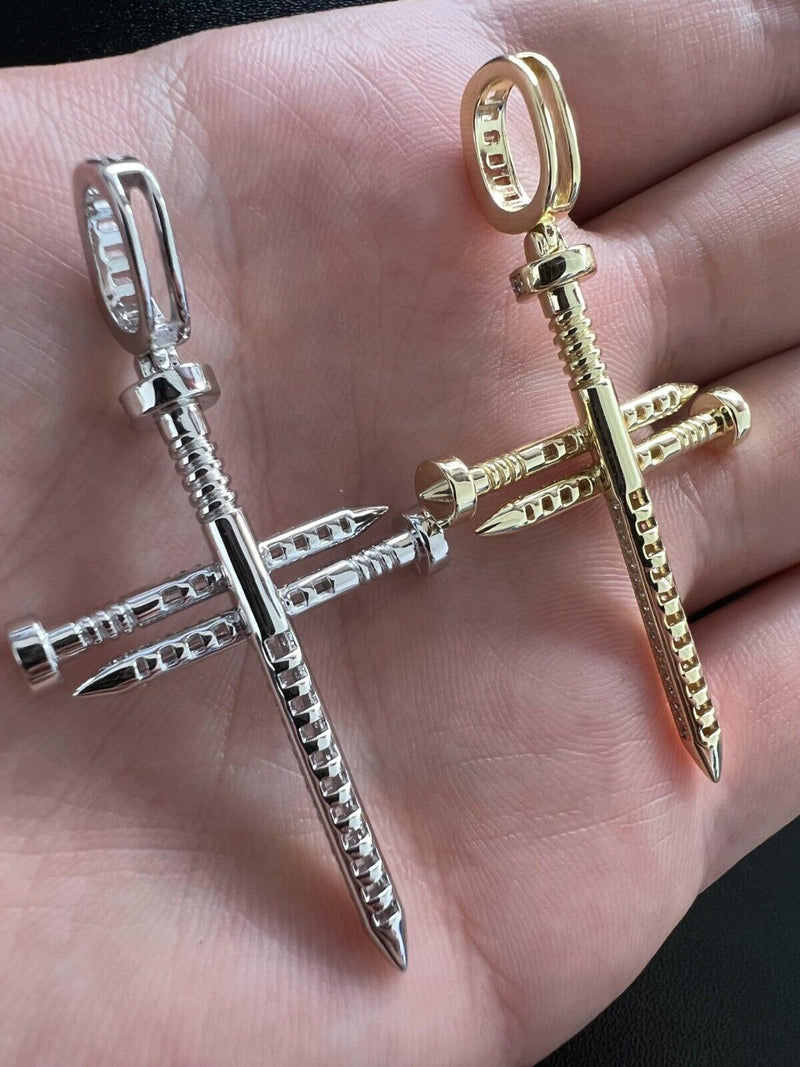 Nail Cross Pendant