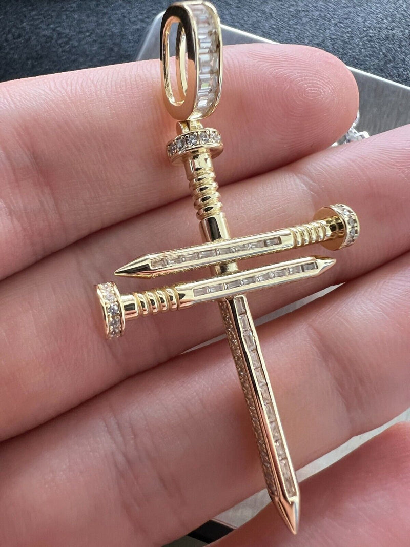 Nail Cross Pendant