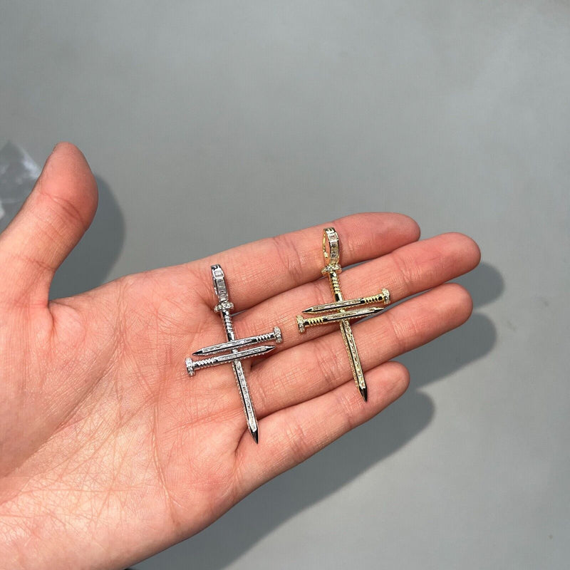 Nail Cross Pendant