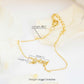 Stars Bracelet in 925 Sterling Silver with 14K Gold Plating and Cubic Zirconia Charms.
