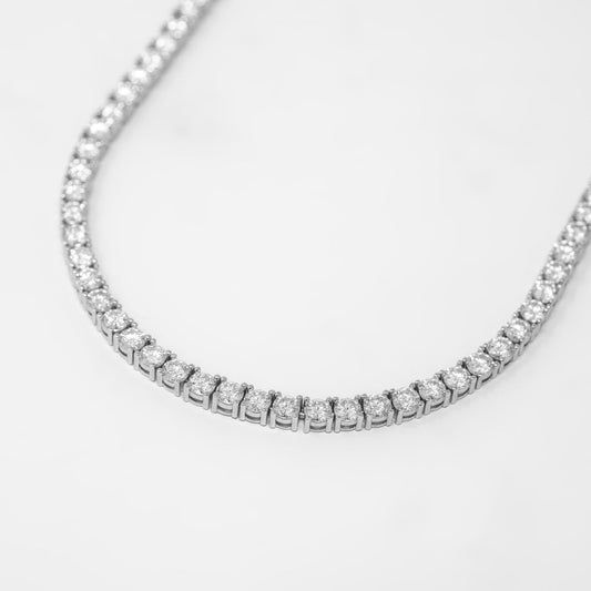 4mm Moissanite Tennis Chain