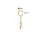 York Pendant side view fitting measurements, crafted in solid 925 sterling silver with 14k gold option.