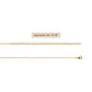 Adjustable 16-20 inch Marquise Flower Necklace with lobster clasp and 14k gold over brass chain.