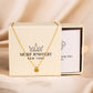 Handmade 14K gold over brass padlock necklace on adjustable 1.5mm cable chain with lobster clasp.