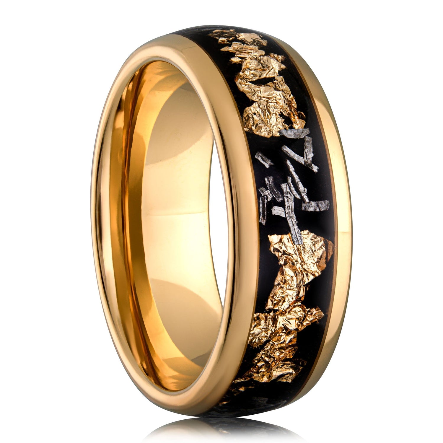 Valor Meteorite Gold Ring Rings Morf Jewelry 